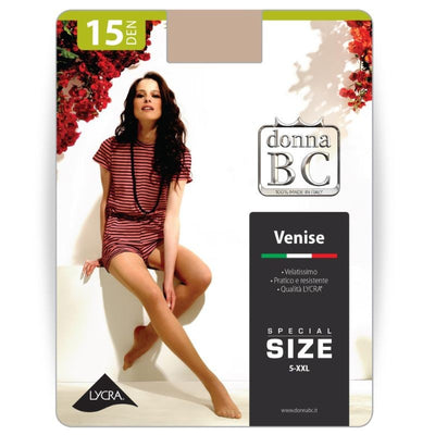 Venise 15 den special size (Tg 5 xxl) collant velatissimo Donna Bc paia 6